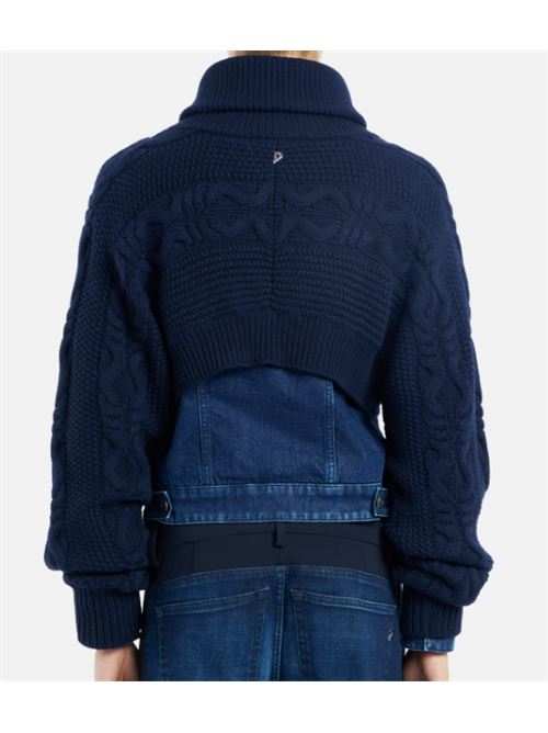 SLIM DENIM JACKET WITH FIXED FITSLIM DENIM JACKET WITH FIXED FIT DONDUP | DJ735.DF0283D.LT8W800 BLU